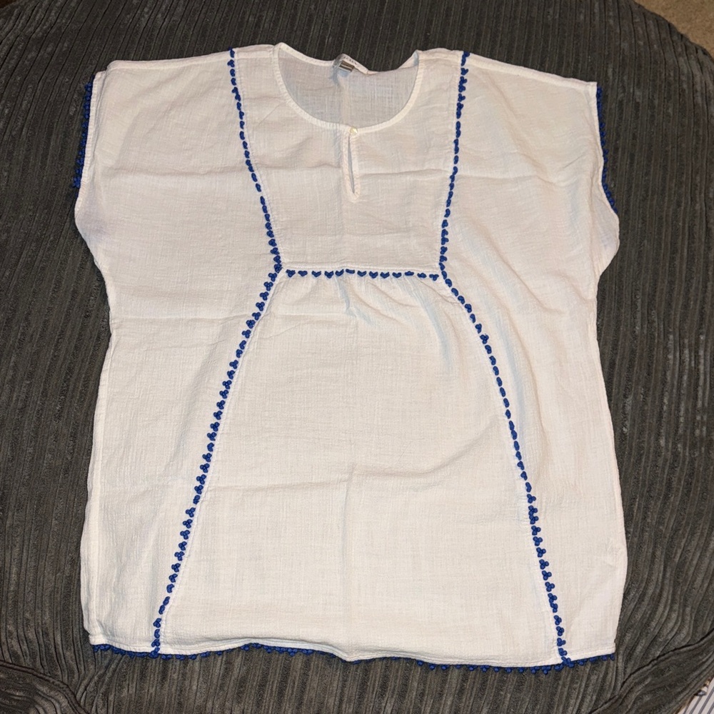 J. Crew Gauze Popover Tunic